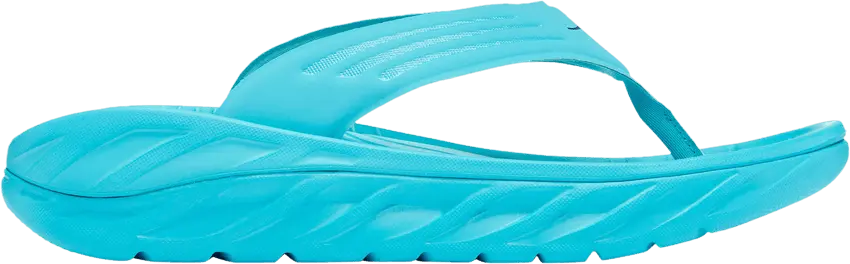  Hoka One One Ora Recovery Flip Slide &#039;Scuba Blue&#039;