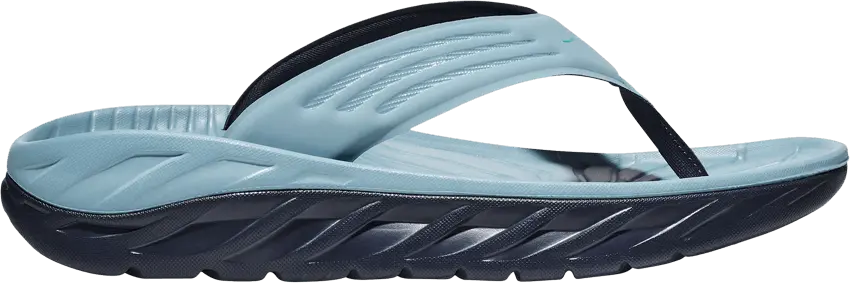  Hoka One One Ora Recovery Flip Slide &#039;Stone Blue&#039;