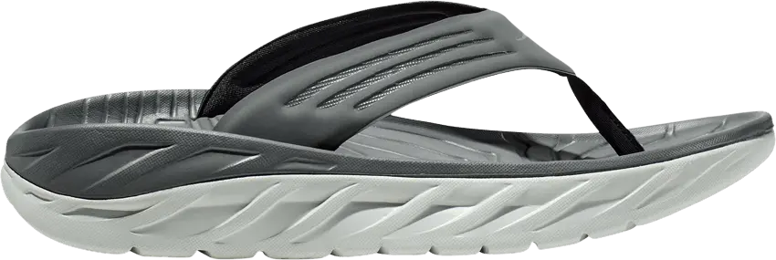  Hoka One One Ora Recovery Flip Slide &#039;Balsam Green Mercury&#039;