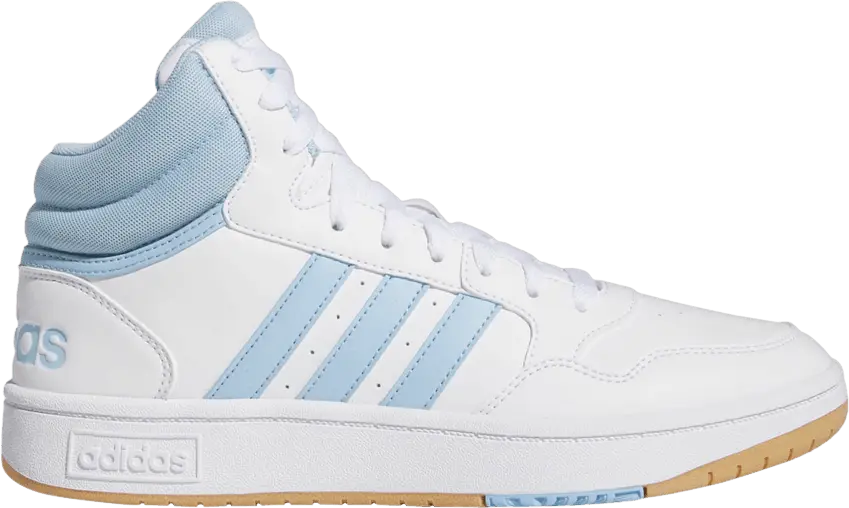  Adidas Wmns Hoops 3.0 Mid &#039;White Clear Sky Gum&#039;
