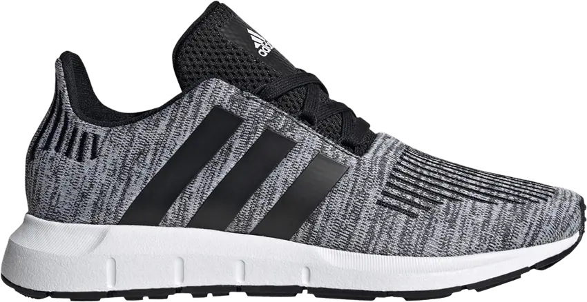  Adidas Swift Run 1.0 Big Kid &#039;Black White&#039;