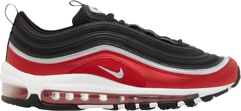  Nike Air Max 97 SE GS &#039;Black Varsity Red&#039;
