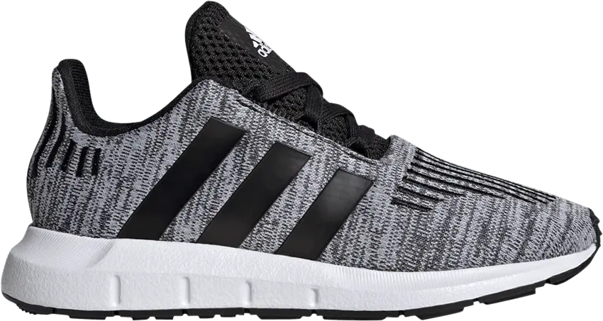  Adidas Swift Run 1.0 Little Kid &#039;Black White&#039;