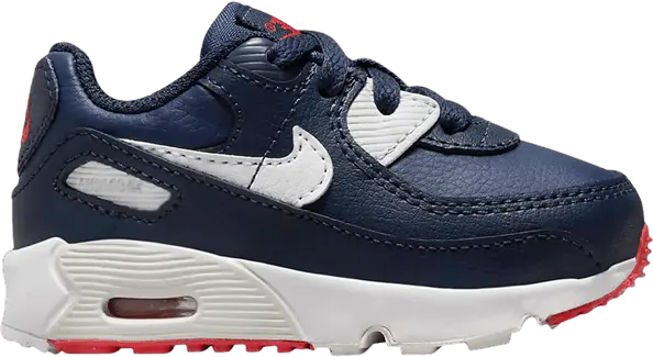  Nike Air Max 90 Leather TD &#039;Obsidian Track Red&#039;