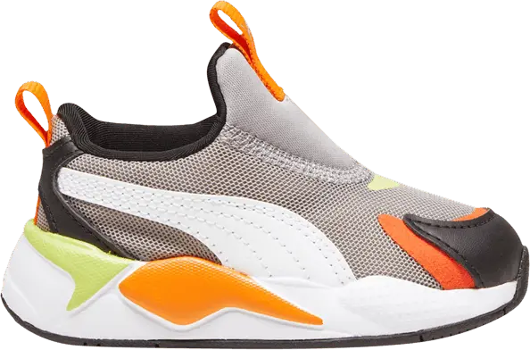  Puma RS-X3 Slip-On Toddler &#039;Grey Rickie Orange&#039;