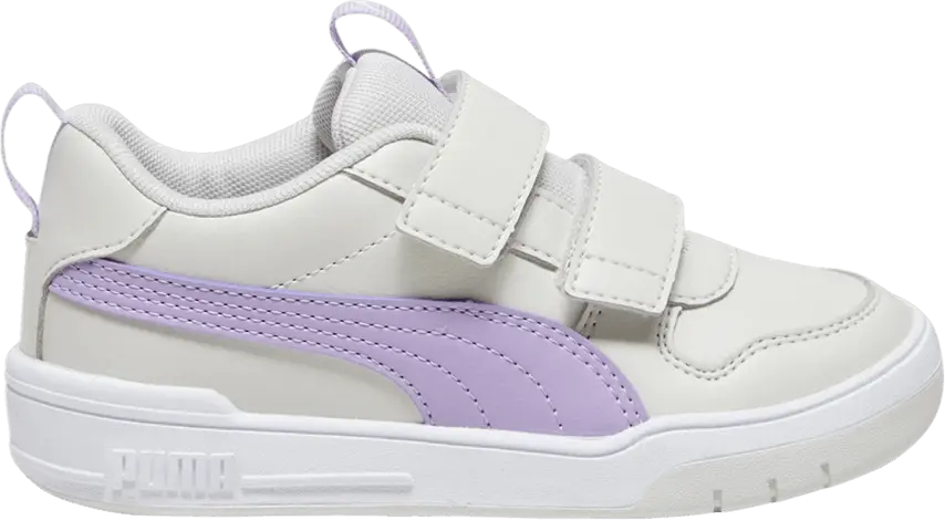  Puma Multiflex SL V Little Kid &#039;Sedate Grey Vivid Violet&#039;