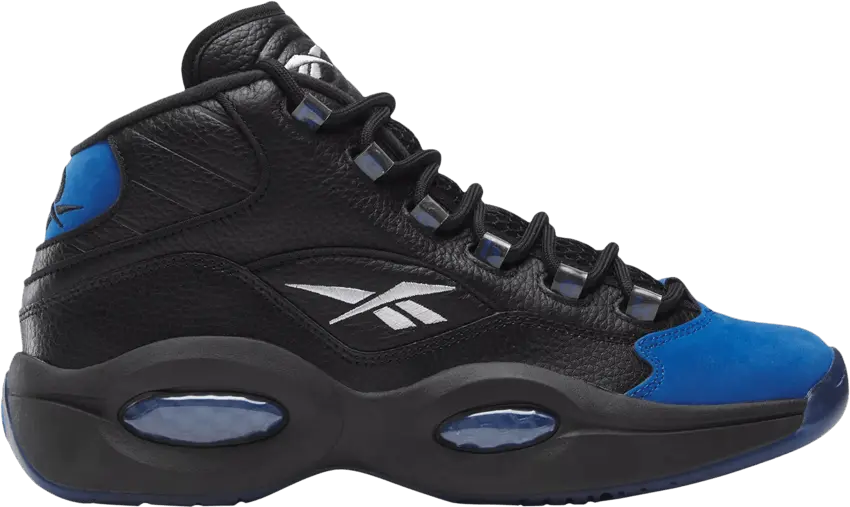  Reebok Question Mid Black and Blue