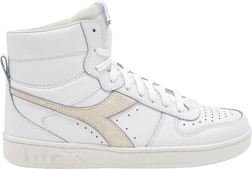  Diadora Wmns Magic Basket Mid &#039;White Lilac Marble&#039;