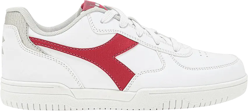  Diadora Raptor Low Big Kid &#039;White Persian Red&#039;