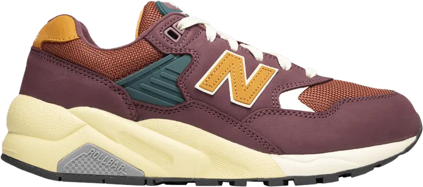  New Balance 580 &#039;Washed Burgundy&#039;