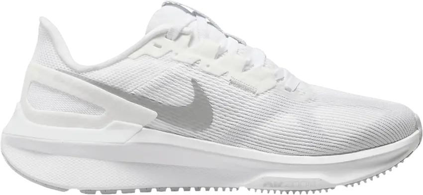  Nike Wmns Air Zoom Structure 25 &#039;White Metallic Silver&#039;