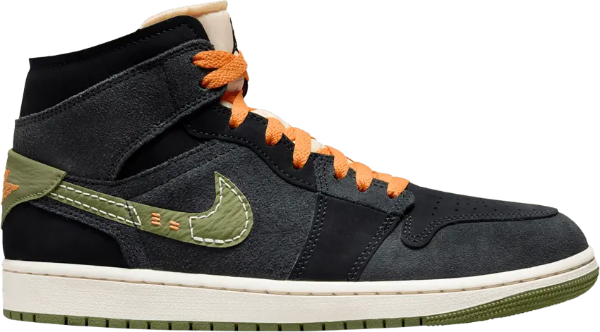  Jordan 1 Mid SE Craft Anthracite Light Olive