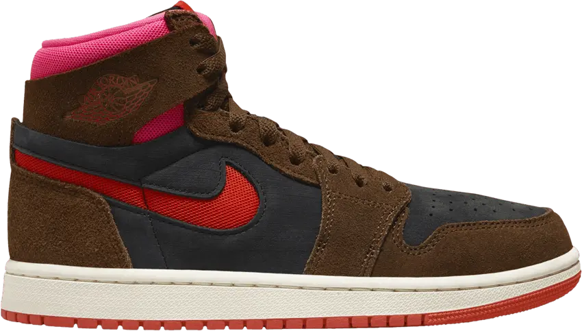  Wmns Air Jordan 1 High Zoom Comfort 2 &#039;Cacao Wow Picante Red&#039;