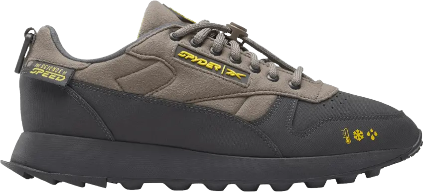  Reebok Spyder x Classic Leather Trail &#039;Cement Boldly Yellow&#039;