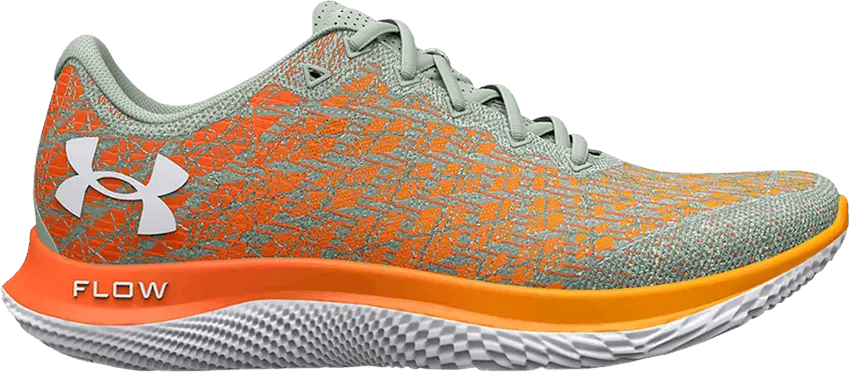  Under Armour Flow Velociti Wind 2 &#039;Illusion Green Panic Orange&#039;