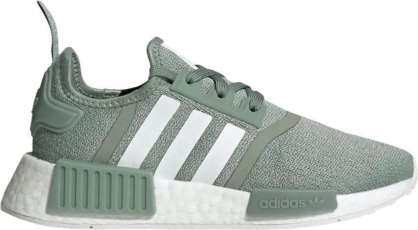  Adidas NMD_R1 J &#039;Silver Green&#039;