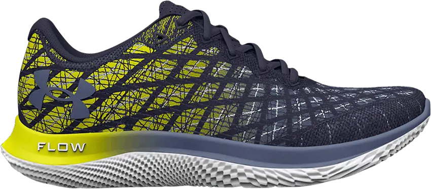 Under Armour Flow Velociti Wind 2 &#039;Tempered Steel Yellow Ray&#039;
