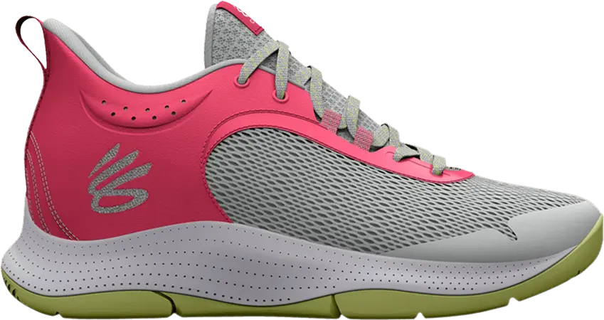 Under Armour Curry 3Z6 &#039;Grey Mist Pink Shock&#039;