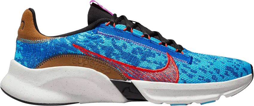 Nike SuperRep Go 3 Next Nature Flyknit &#039;Game Royal Picante Red&#039;