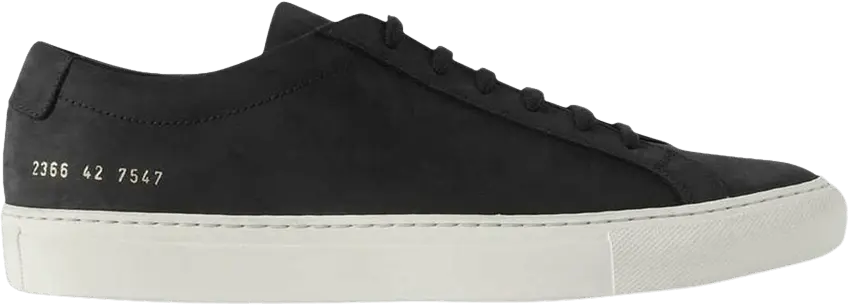  Common Projects Achilles Low &#039;Black Nubuck&#039;