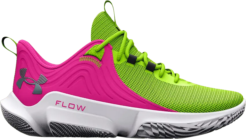  Under Armour Flow FUTR X 2 &#039;Lime Surge Rebel Pink&#039;