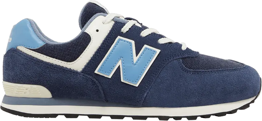  New Balance 574 Big Kid Wide &#039;Navy Heritage Blue&#039;