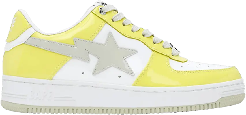  Wmns Bapesta &#039;Yellow Grey&#039; SSENSE Exclusive