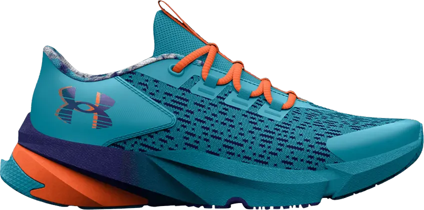  Under Armour Scramjet 5 GS &#039;Blue Surf&#039;