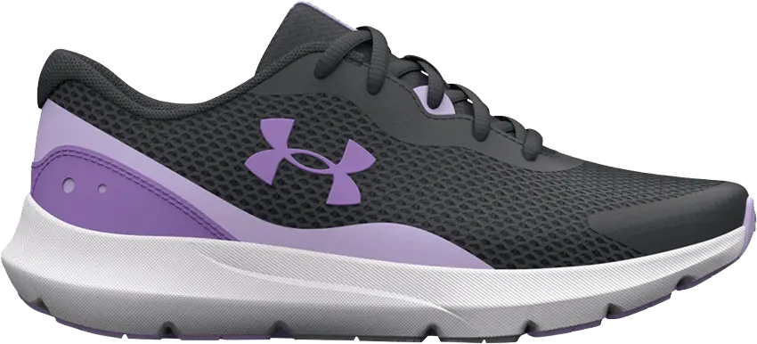 Under Armour Lockdown 6 GS &#039;Jet Grey Nebula Purple&#039;