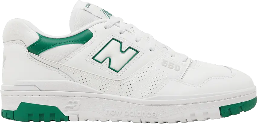  New Balance 550 White Classic Green