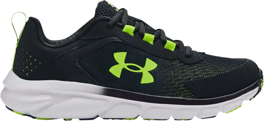 Under Armour Assert 9 GS &#039;Black Lime&#039;