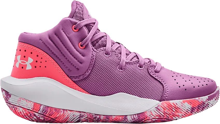  Under Armour Jet &#039;21 GS &#039;Jellyfish Blitz Red&#039;