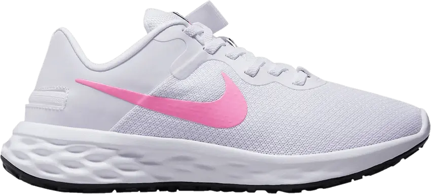  Nike Wmns Revolution 6 FlyEase Next Nature &#039;White Pink Spell&#039;