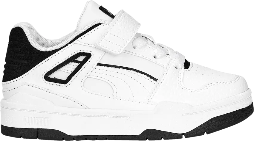  Puma Slipstream Little Kid &#039;White Black&#039;