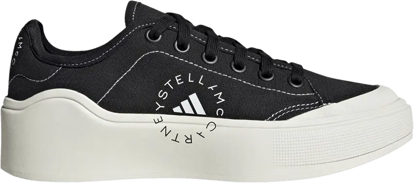  Adidas Stella McCartney x Wmns Court &#039;Core Black&#039;