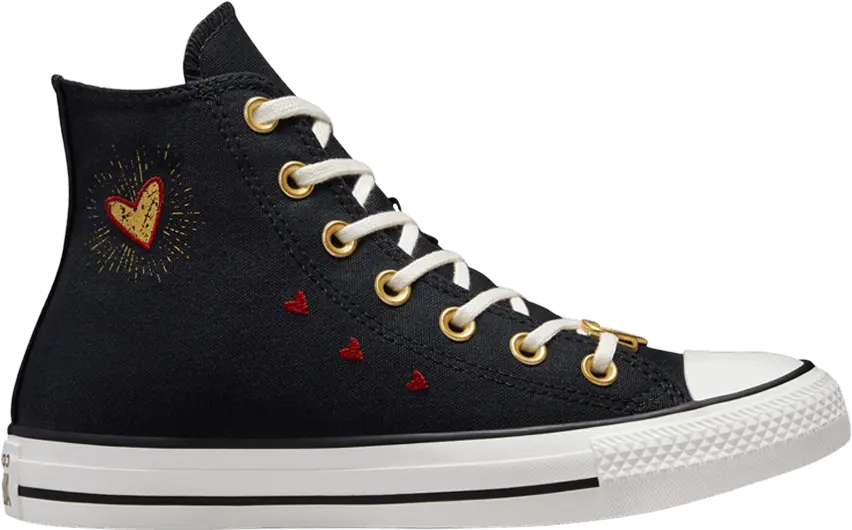  Converse Chuck Taylor All Star 70 Hi Valentine&#039;s Day 2023 Black (Women&#039;s)