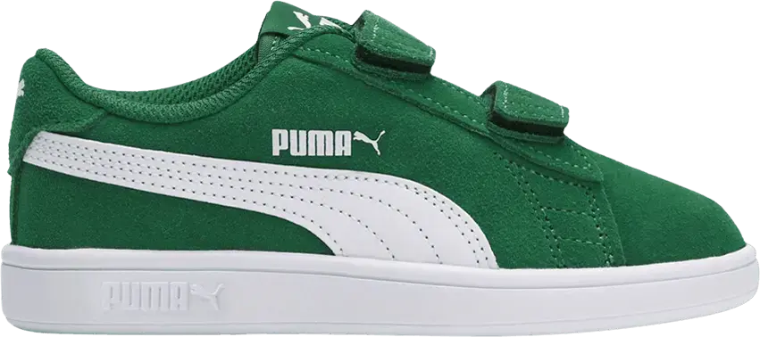  Puma Smash V2 Suede Little Kid &#039;Vine&#039;