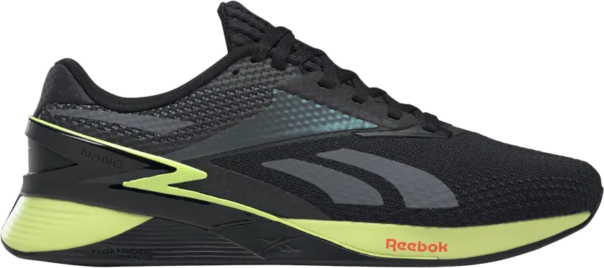  Reebok Nano X3 Black Energy Glow