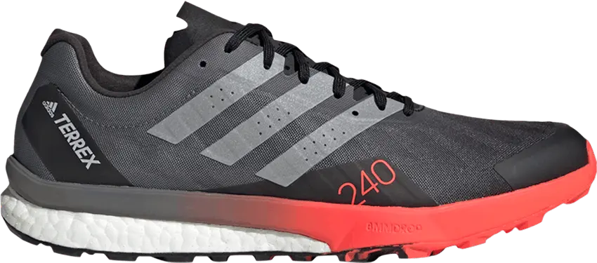  Adidas Terrex Speed Ultra Trail &#039;Black Solar Red&#039;