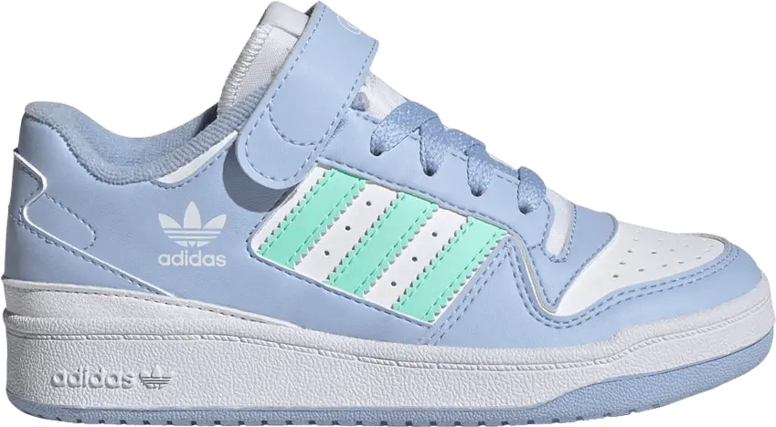  Adidas Forum Low J &#039;Blue Dawn Easy Green&#039;