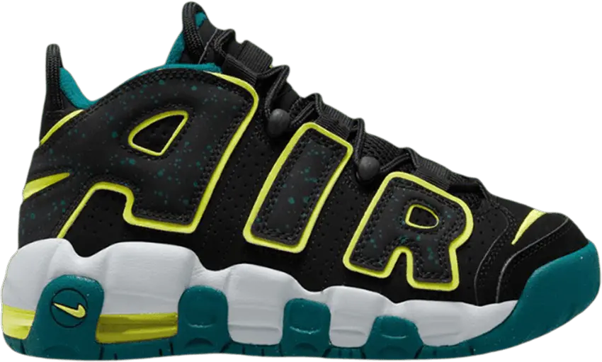  Nike Air More Uptempo PS &#039;Black Geode Teal&#039;