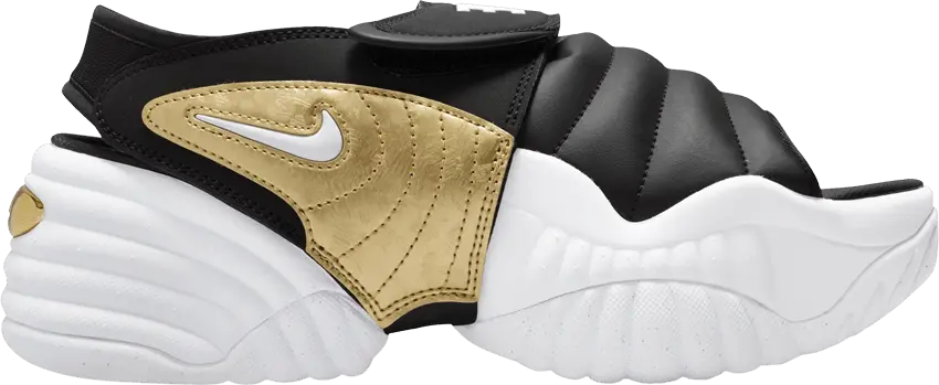 Nike Wmns Adjust Force Sandal &#039;Black White Metallic Gold&#039;