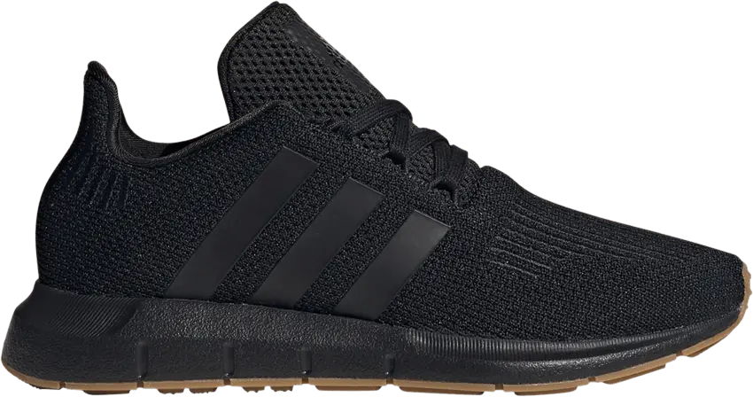  Adidas Swift Run 1.0 Big Kid &#039;Black Gum&#039;