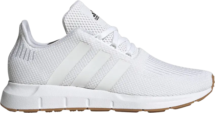  Adidas Swift Run 1.0 Big Kid &#039;White Gum&#039;