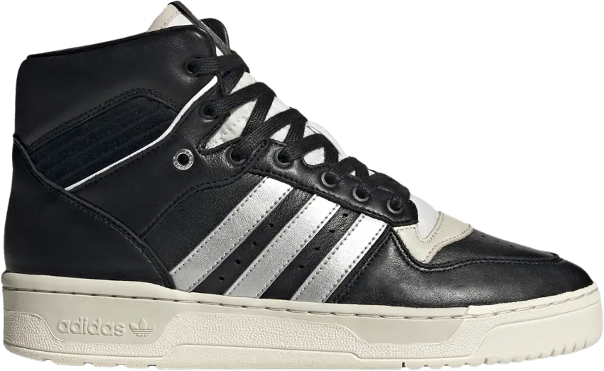  Adidas adidas Rivalry High Consortium Black Silver Metallic