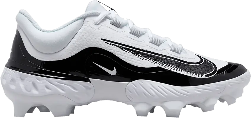  Nike Alpha Huarache Elite 4 Low MCS &#039;White Black&#039;