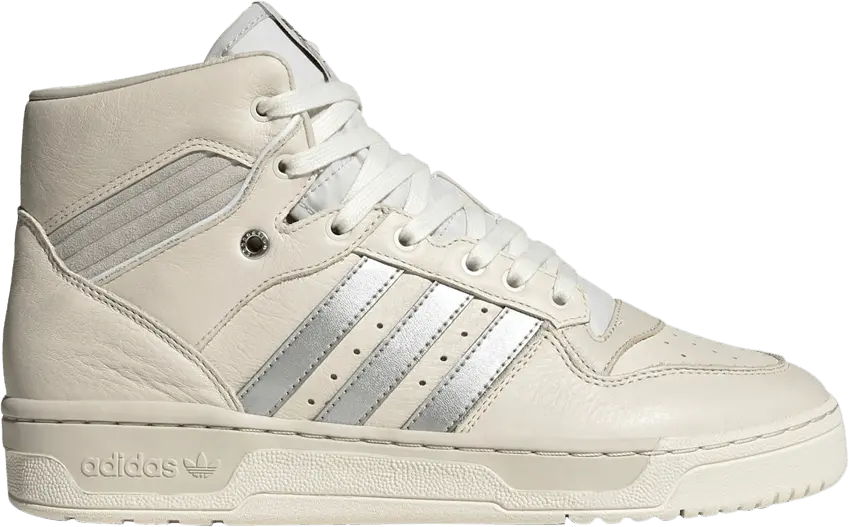  Adidas adidas Rivalry Hi Consortium White Silver Metallic