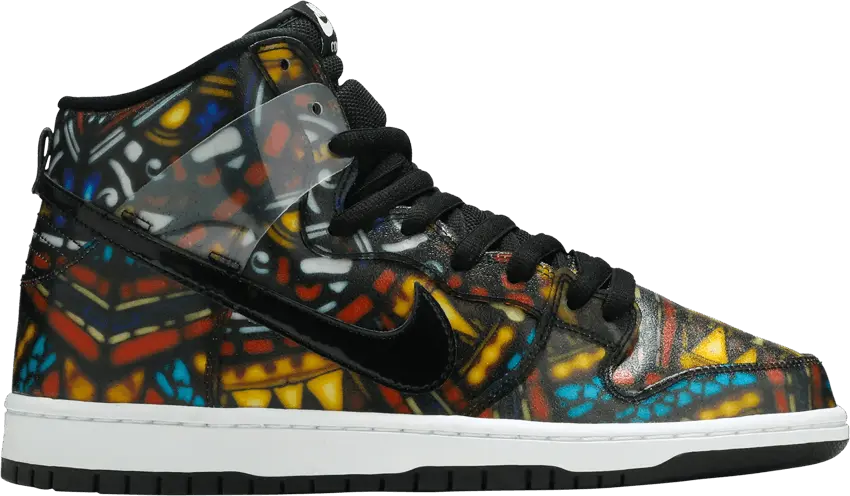  Nike Concepts x SB Dunk High &#039;Stained Glass&#039; Special Box
