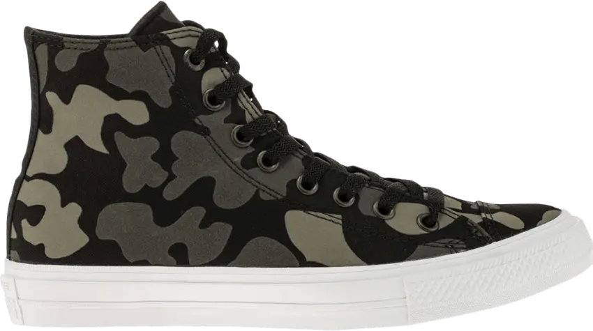  Converse Chuck Taylor All-Star 2 Hi Reflective Camo Black