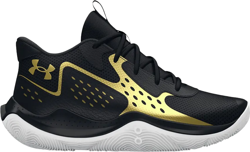  Under Armour Jet &#039;23 GS &#039;Black Metallic Gold&#039;